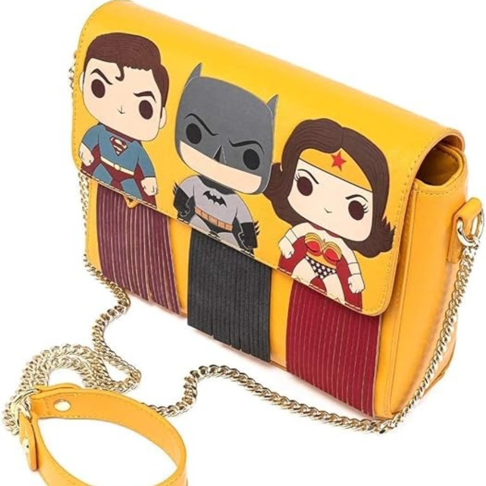 Pop! by Loungefly DC Comics Fringe Capes Crossbody Bag